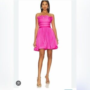 AMUR Lorena Strapless Mini Dress